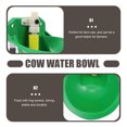 thumbnail image 3 of ROSENICE Automatic Livestock Water Fountain Plastic 1Set For Cows And Sheep Farm Use 18x7.5in, 3 of 8