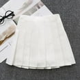 thumbnail image 2 of 3 Packs Girls Solid Pleated Skirts with Shorts Lining, Uccdo 3-11Y Little Girl School Uniform Mini Skirt, Teen Girls Skater Tennis Skirt Skorts, 2 of 7