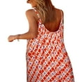 thumbnail image 3 of Femmes Boho Floral Robe Sans Manches Spaghetti Sangle en Vrac Vacances Plage Longue Robe, 3 of 4