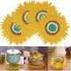 thumbnail image 1 of Set of 4 Silicone Coasters Sunflower Hot Pad Non-Slip Cup Mat Dish Mat Heat Resistant Pans Pads for Countertop Kitchen, 1 of 5