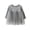 Gray-11, variant on Mitankcoo Girls Long Sleeve Tulle Dress Round Neck Knit Top Tutu Mesh Skirt for Casual Daily Outfit Dresses 0-3Y