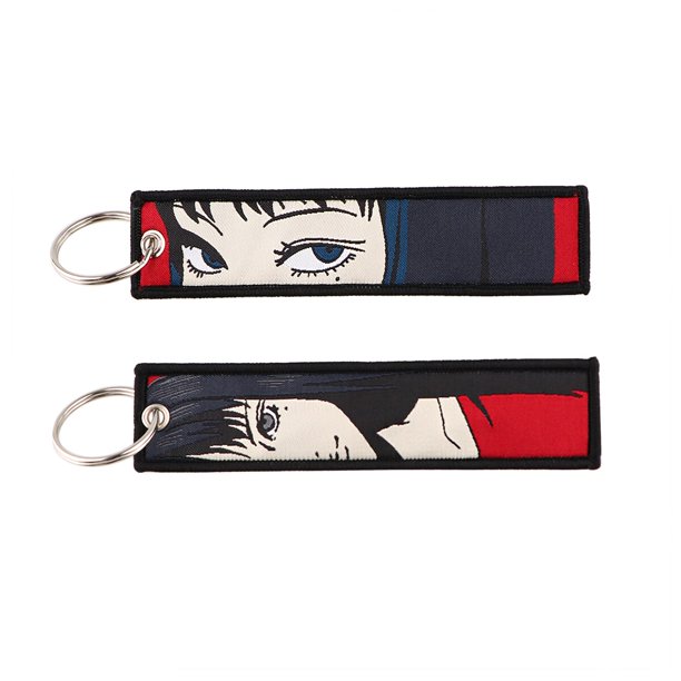 Jujutsu Kaisen-Llavero de Los Vengadores de Tokio para mujer, llaveros de etiqueta, accesorios de Anime japonés, ataque a los Titanes, joyería de moda, regalos