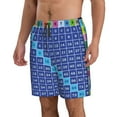 thumbnail image 2 of Pofeuu Multiplication Table Prin Men's Swim Trunks Quick Dry Bathing Suit Swimming Board Shorts Mesh Lining Beach Swimwear-Medium, 2 of 6