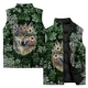 thumbnail image 3 of Chaleco de algodón informal de invierno para hombre, ropa, chaquetas, chaleco con estampado de tigre y lobo dientes de sable, chalecos resistentes al viento y al frío para hombre, abrigos para hombre, 3 of 5