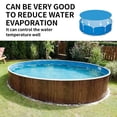 thumbnail image 2 of Summer Pool Solar Cover Blue Inflatable Bubble Surface Heat Retention Blanket for Above Ground In-Ground Swimming Pools Debris Protection Cover, 2 of 4