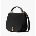 thumbnail image 3 of Kate Spade New Spade Kayla Pebbled Leather Saddle Bag Crossbody In Black, 3 of 6