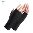 thumbnail image 5 of Fingerless Gloves Semi-finger Driving Glove Ice Silk Fingers Half Gloves., 5 of 8