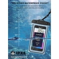 thumbnail image 3 of Floating Waterproof Phone Pouch [2 Pack], Floatable Phone Case Dry Bag with Lanyard Sponge, 3 of 4
