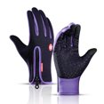 thumbnail image 3 of Guantes de moto de otoño e invierno para hombre y mujer, resistentes al viento, antideslizantes, con pantalla táctil, forro polar, mantienen el calor para el trabajo, guantes deportivos para hombre y, 3 of 5