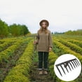 thumbnail image 6 of TAILTOSS Lawn Thatch Rake Dark Grey Steel 1Pcs 14.2x4.3in, 6 of 11