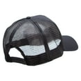 thumbnail image 4 of NASA Logo Patched Big Size Solid Cotton Twill High Profile Mesh Pro Style Cap - Black XL-3XL, 4 of 5