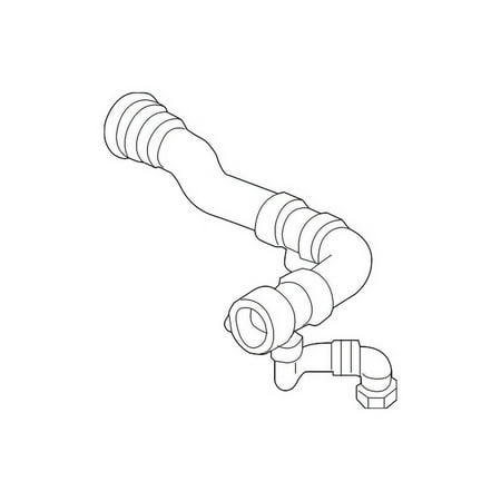 Genuine OE BMW Upper Hose - 17-12-7-519-256