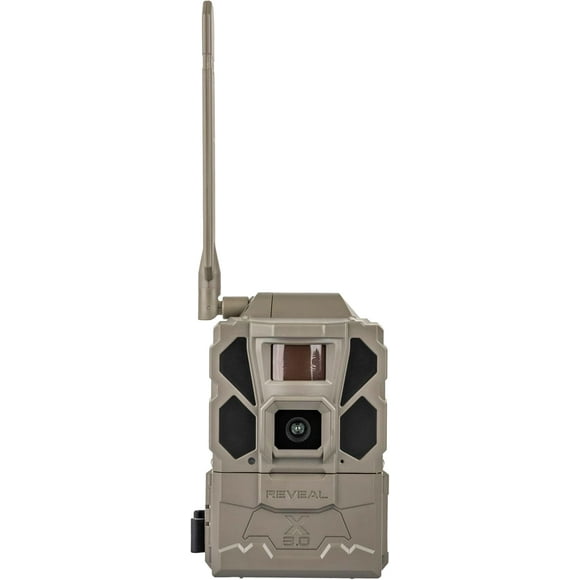 TACTACAM Reveal X Gen 3.0 LTE Cellular Trail Camera AT&T and Verizon, 1080p FHD Video, Low Glow IR LED Flash, No SD Card Required (RV-TC-XGEN3) for Hunting, Security, Surveillance