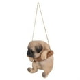 thumbnail image 2 of Hi-Line Gift Pet Pals 7 in Pug Puppy Garden Statue, Durable Polyresin, 2 of 2