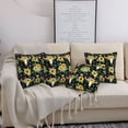 thumbnail image 7 of Throw Pillow Covers, Sunflower Skull Boho Soft Square Pillow Cases with Invisible Zipper for Couch Bed Sofa, Farmhouse Fall Home Decor 12"x12", 7 of 7