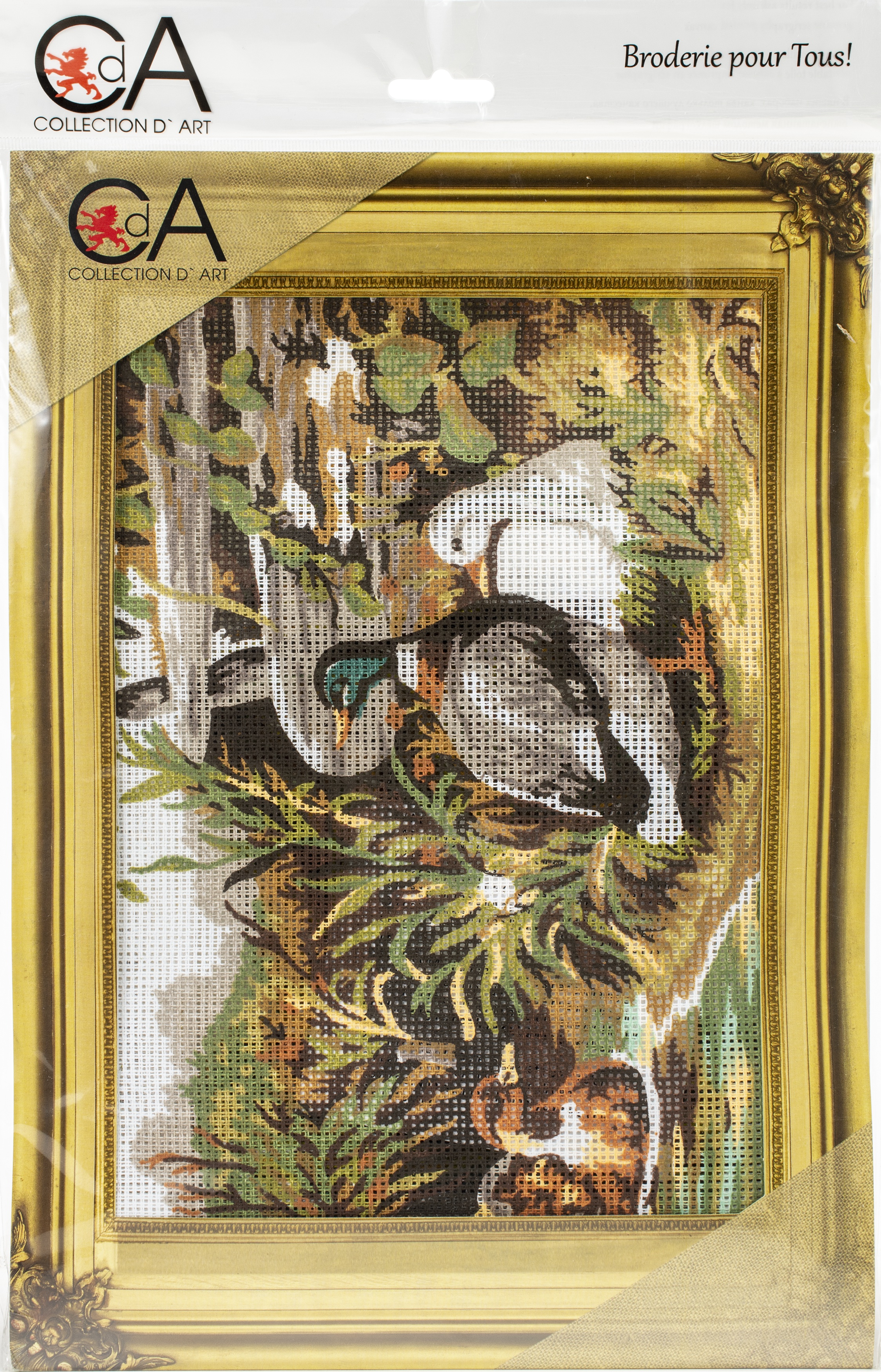 Collection D'Art Stamped Needlepoint Kit 22X30cmDucks
