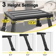 thumbnail image 7 of Support Way RV Step Stool, Oversized 500 lbs Capacity, 3-Level Adjustable Aluminum Step, Foldable Non-Slip Platform for Camper, Trailer, Motorhome, Outdoor Use, 7 of 7