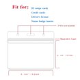 thumbnail image 3 of Soporte de tarjeta de identificación horizontal extra grueso con cremallera resellable de tipo impermeable (soportes, 50 paquetes), 3 of 5