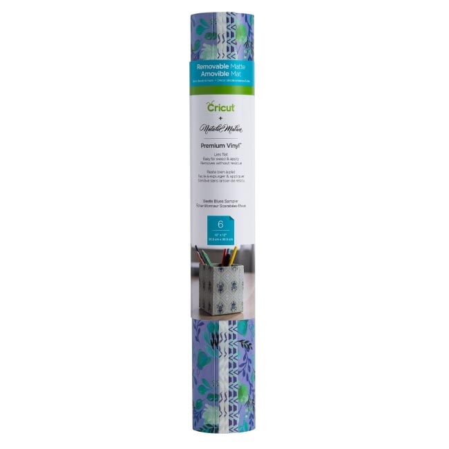 Cricut Premium Removable Vinyl, Blues, Sampler