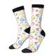 thumbnail image 1 of Balery Easter Egg3 Calcetas Largas con Estampado para Hombre y Mujer – Suaves y Transpirables, Talla Única (US 5-11), 1 of 6
