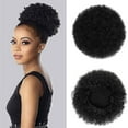 thumbnail image 2 of SUCS Women African Wig with Exploding Hair Buds and Fluffy Curly Caterpillar Buns, 2 of 6