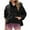 Black, variant on Womens Winter Coats Quilted Jacket Pullover Warm Snow Jacket Lightweight Long Sleeve Hooded Coats with Pockets