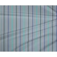 thumbnail image 3 of oneOone Tissu Polyester Lycra Multicolore à Rayures BTY 56 Pouces de Large, 3 of 3