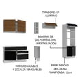thumbnail image 4 of Cocina Integral Completa Modular Madesa Glamy 290cm BN 10, 4 of 5
