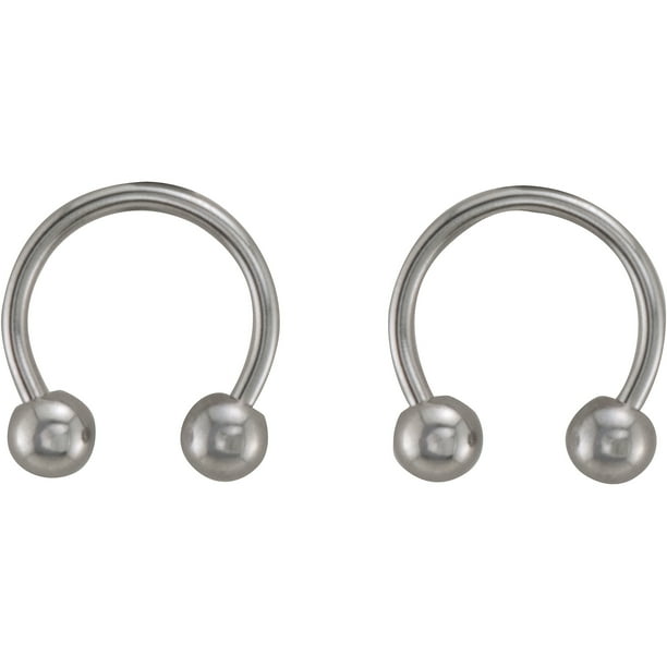 Body Jewelry Body Jewelry Stainless Steel 16 Gauge Medium Set of 2 Horseshoe