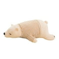 thumbnail image 2 of Almohada de Muñeco de peluche Hugo para dormir cómoda duradera de dibujos animados Blanco 50cm, 2 of 7