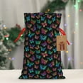 thumbnail image 5 of Naloa Multicolored Butterflies Drawstring Christmas Bags, 3D Xmas Gift Bags, Christmas Wrapping Bags, Xmas Goodie Bags, Treat Pouch Bags, Party Favor Bags-Medium, 5 of 9