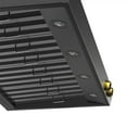 thumbnail image 2 of 48 in. 900 CFM Wall Mount Range Hood in Titanium Stainless Steel with Gold, 2 of 9