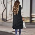thumbnail image 4 of ZMHEGW Women Coats Long Winter Vest Sleeveless Warm Down With Pockets Quilted Vest Down Quilted Outdoor Fall Jackets, 4 of 7