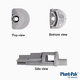 thumbnail image 2 of Plumb Pak 5/8 In. x 1/2 In. Gray Dishwasher Air Gap PP855-69, 2 of 7