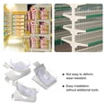thumbnail image 2 of DINHEAROM 20Pcs Silver Aluminum Glass Shelf Bracket Pegs For Stable Support In, 2 of 8