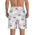 thumbnail image 3 of Kdxio Bulldog Pattern Mens Casual Shorts - Drawstring Summer Beach Sports Shorts for Men, 3 of 5