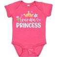 thumbnail image 3 of Inktastic Grandpa's Princess Crown and Flowers Girls Baby Bodysuit, 3 of 5