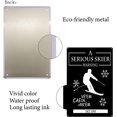 thumbnail image 3 of Metal Tin Signs Vintage Skiing Signs Cabin Decor Iron Painting Retro Plaque Poster for Home Lodge Office 8 x 12 Inch Multi-color, 3 of 7