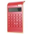thumbnail image 1 of Slim Solar Power Calculator, 10 Digits Tilted LCD Display, Dual Power for Home Office with Wide Keyboard, Financial Functions, 1 of 7