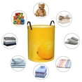 thumbnail image 6 of Kll Yellow Lemon Waterproof Foldable Laundry Hamper Bucket With Handles For Storage Bin,Kids Room,Home Organizer (Small), 6 of 8
