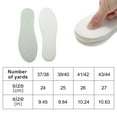 thumbnail image 3 of Unique Bargains 2 Paires d'Insertions de Chaussures en Mousse Mémoire 11 Blanc Gris, 3 of 6