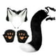 thumbnail image 5 of Traje de juego de cosplay Hugo Anime Cat Costume Animal Negro, 5 of 6