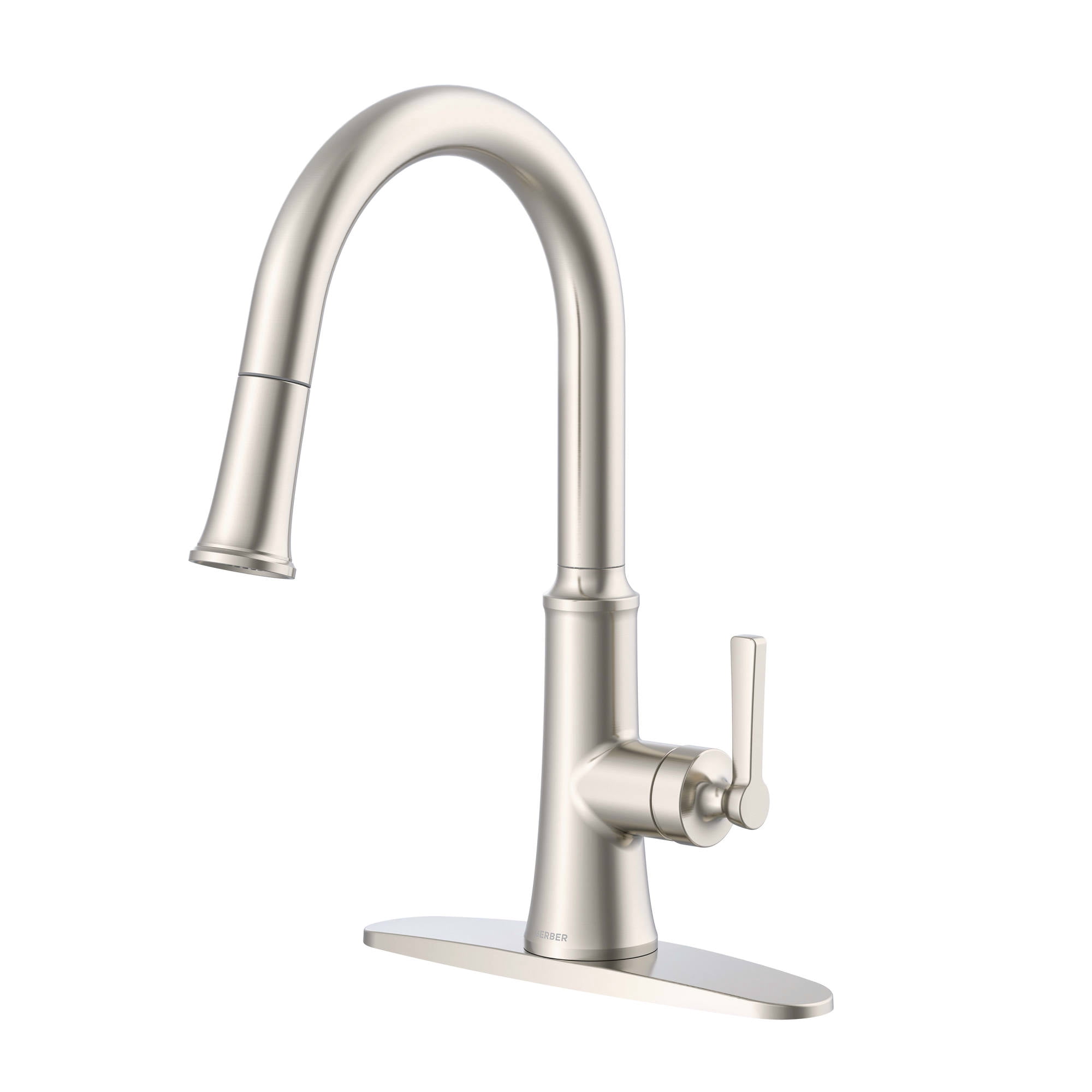 Gerber D454079BS Northerly 1.75 GPM Single Hole Pull Down Kitchen Faucet - Black