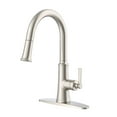thumbnail image 6 of Gerber D454079 Northerly 1.75 GPM Single Hole Pull Down Kitchen Faucet - Chrome, 6 of 7