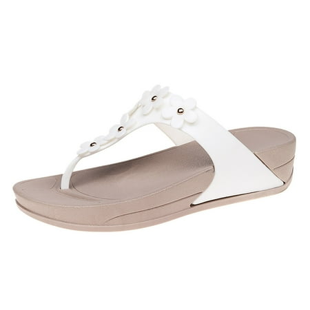 

Mnyotv Woman Summer Shoes Sandals for Women Wedge Shoes Women s Summer Fashion Open Toe Sandals Casual Shoes Women Walking Sandels White 39