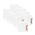 thumbnail image 1 of 10 Uds Cajas de Regalo para regalos, cajas de papel para dulces, caja para envolver regalos con cintas para cumpleaños, bodas del Día de San Valentín 31cmx25cmx8cm Blanco, 1 of 8