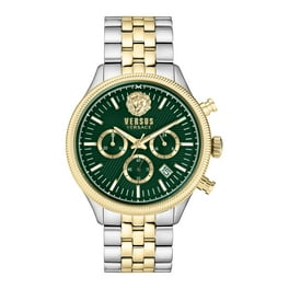 Versus Versace Chronograph Lion Gold-Tone Bracelet Watch