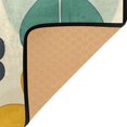 thumbnail image 3 of Yayeee Area Rugs for Living Room 5.2'x4' Indoor Non Slip Washable Bedroom Carpet, Beige Clover Pattern, 3 of 5