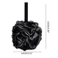 thumbnail image 2 of Bamboo Charcoal Bath Ball Black Shower Loofah Sponge Mesh Pouf Body Scrubber Exfoliating Cleansing Soothen Skin Tool, 2 of 2