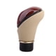 thumbnail image 3 of Pomo de cambio universal CUTICAT beige Pomo de material Cuero Shorthift 5 Gear, 3 of 6